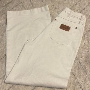 Wrangler off white jeans I’m off white